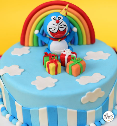 Doraemon cake - Decorated Cake by Simona - CakesDecor