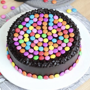 Chocolate Gems cake