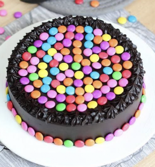 Chocolate Gems cake