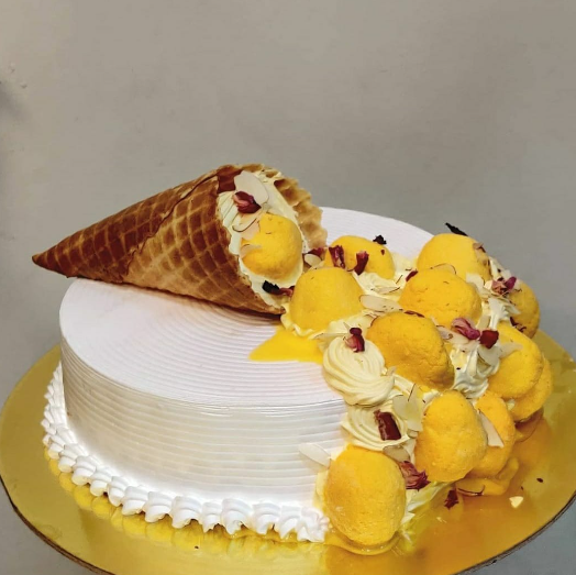 Kesar Rasmalai Cone