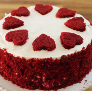 Red velvet little hearts