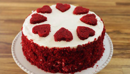 Red velvet little hearts