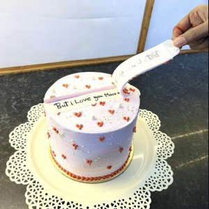 Secret Message Cake