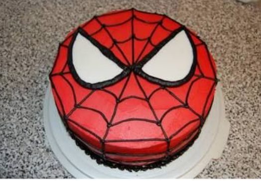 Spiderman cake