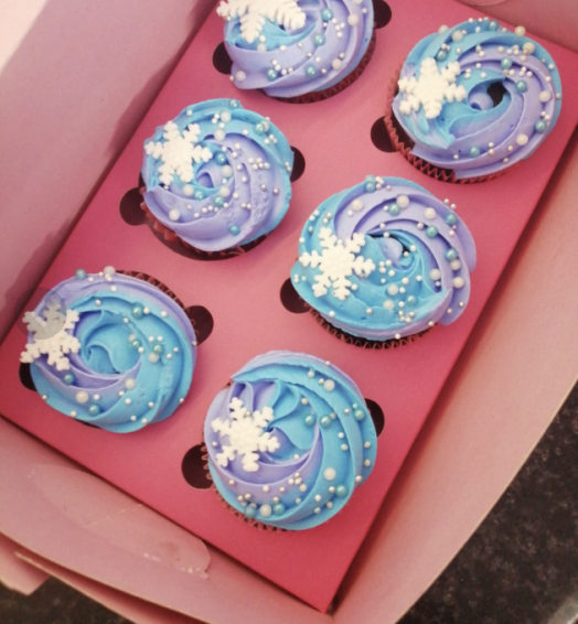 Winter Cupcakes (box of 6)