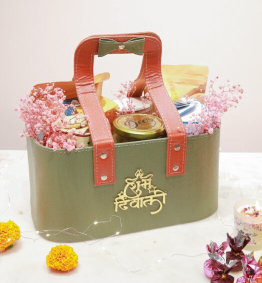 Premium Leather Basket